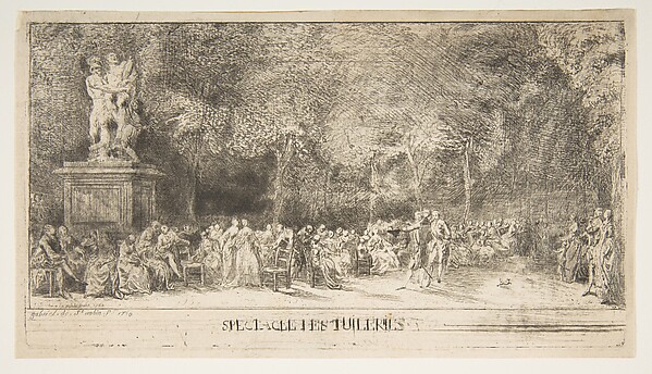 Scene in the Tuileries: The Chairs